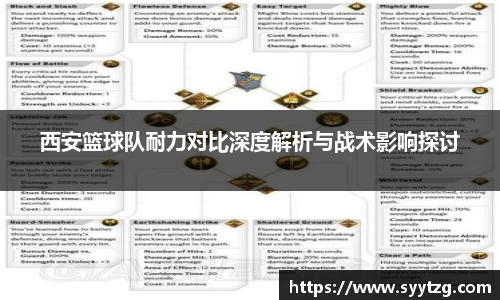 西安篮球队耐力对比深度解析与战术影响探讨